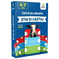 Coperta cărții Carti de joc educative - Stiu si castig
