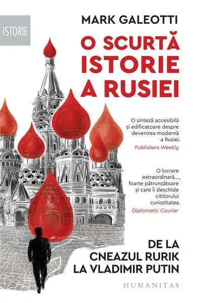 Coperta cărții O scurta istorie a Rusiei. De la cneazul Rurik la Vladimir Putin