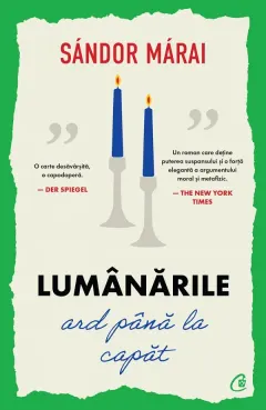Coperta cărții Lumânările ard până la capăt