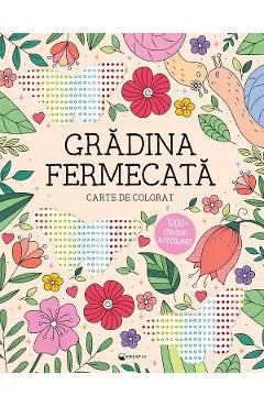 Coperta cărții Gradina fermecata. Carte de colorat