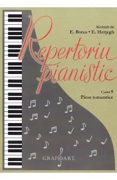 Coperta cărții Repertoriu pianistic. Caietul 5: Piese romantice