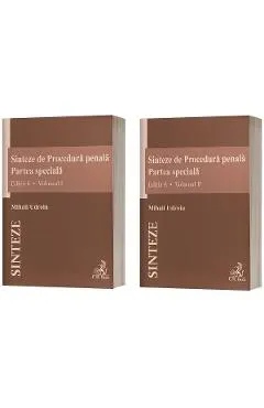 Coperta cărții Sinteze de Procedura penala. Partea speciala Vol.1 + Vol.2 Ed.6