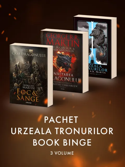 Coperta cărții Pachet Urzeala Tronurilor Book Binge 3 vol.