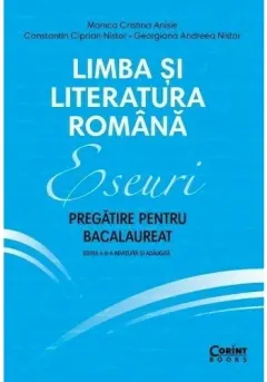 Coperta cărții Eseuri. Pregatire pentru bacalaureat. Limba si literatura romana