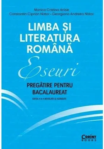 Coperta cărții Eseuri. Pregatire pentru bacalaureat. Limba si literatura romana
