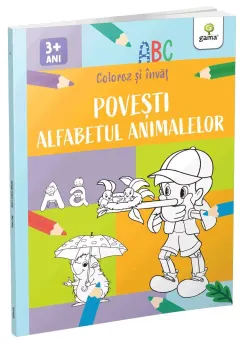 Coperta cărții Alfabetul animalelor si povesti