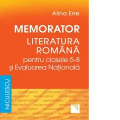 Coperta cărții Memorator. Literatura romana pentru clasele 5-8 si Evaluarea Nationala