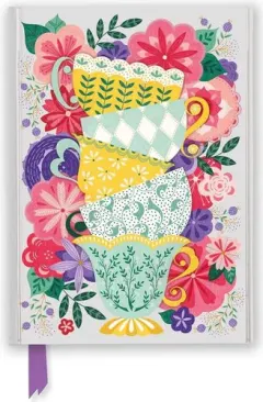 Coperta cărții Jenny Zemanek: Teacups (Foiled Journal) (Flame Tree Notebooks)