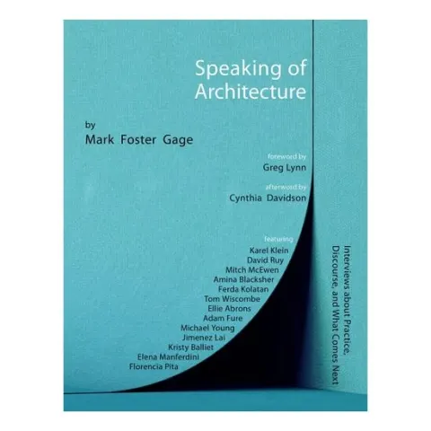Coperta cărții Speaking Of Architecture