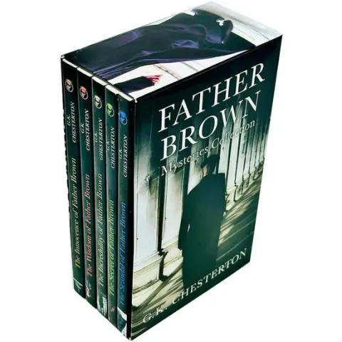 Coperta cărții Father Brown Mysteries Collection 5 Books Box Set. G.K Chesterton (Innocence, Wisdom, Incredulity, Secret & Scandal)
