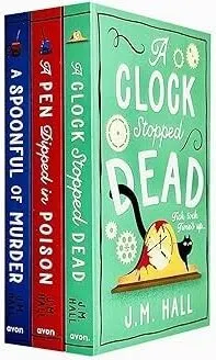 Coperta cărții J.M Hall Collection 3 Books Set (A Spoonful of Murder, A Pen Dipped in Poison & A Clock Stopped Dead)