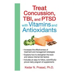 Coperta cărții Treat Concussion, TBI, and PTSD with Vitamins and Antioxidants