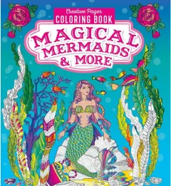 Coperta cărții Magical Mermaids and More Creative Pages Coloring Book