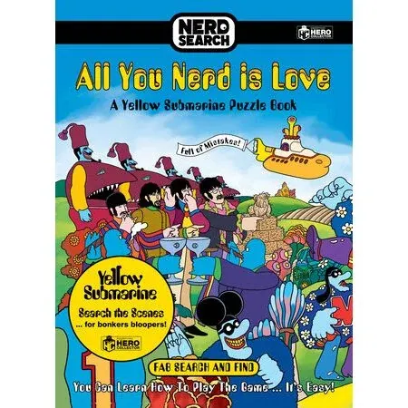 Coperta cărții Beatles Nerd Search : All You Nerd Is Love