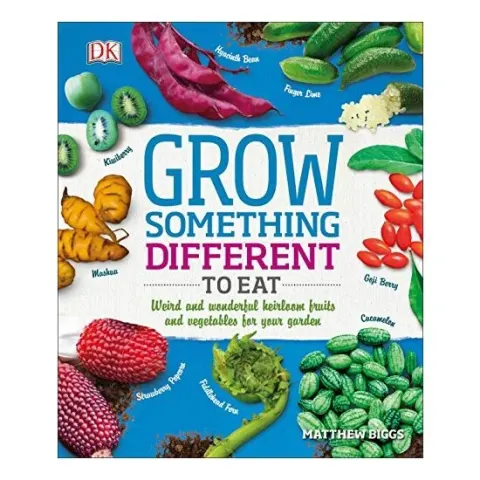 Coperta cărții Grow something different to eat, Matthew Biggs