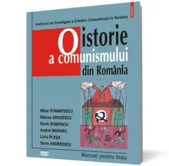 Coperta cărții O istorie a comunismului din România. Manual pentru liceu. Conține DVD