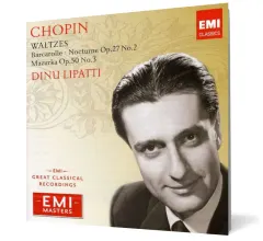 Coperta cărții Chopin: Waltzes; Barcarolle; Nocturne Op. 27/2; Mazurka, Op. 50/3