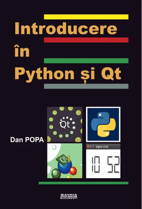 Coperta cărții Introducere în Python și Qt