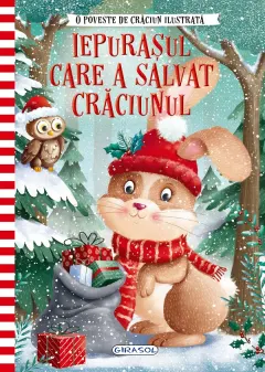 Coperta cărții Iepurasul care a salvat Craciunul