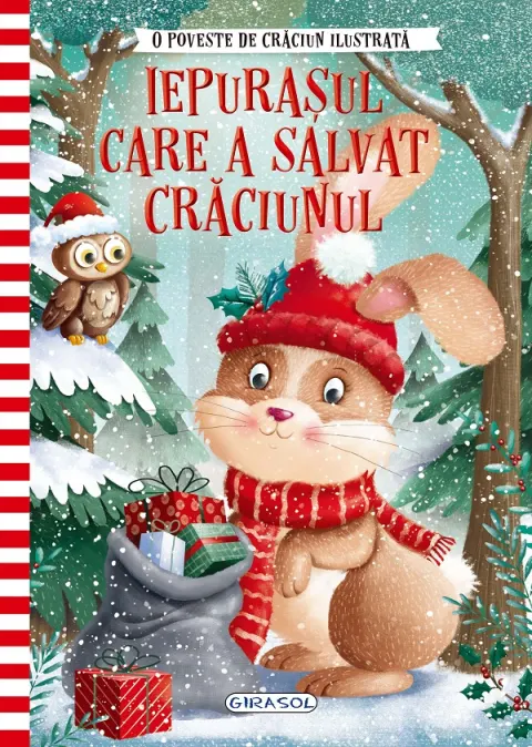 Coperta cărții Iepurasul care a salvat Craciunul