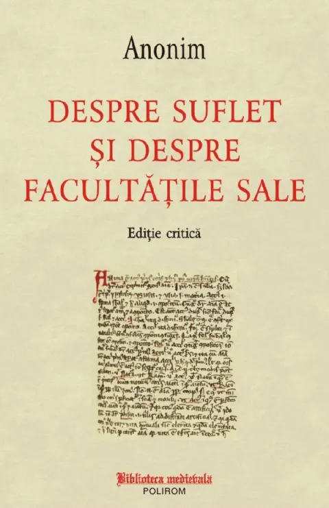 Coperta cărții Despre suflet si despre facultatile sale