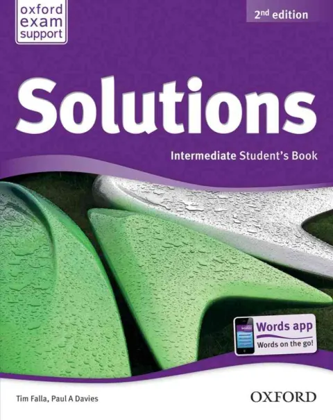 Coperta cărții Solutions 2nd Edition Intermediate: Student's Book- REDUCERE 50%