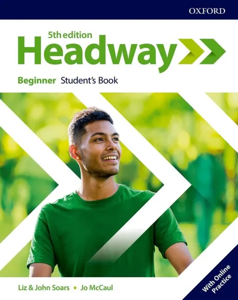 Coperta cărții Headway 5E Beginner Student's Book with Online Practice