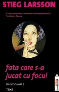 Coperta cărții Fata care s-a jucat cu focul. Millennium 2