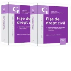 Coperta cărții Fise de drept civil. Editia a 9-a. Partea generala. Persoanele. Familia. Drepturile reale principale. Obligatiile. Contractele. Mostenirea