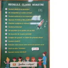 Coperta cărții Plansa Regulile clasei