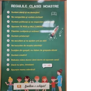 Coperta cărții Plansa Regulile clasei