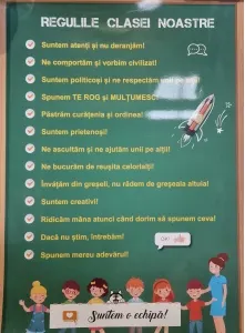 Coperta cărții Plansa Regulile clasei