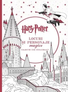 Coperta cărții Harry Potter. Carte de colorat. Locuri si personaje magice