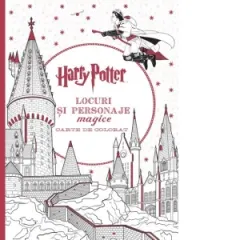 Coperta cărții Harry Potter. Carte de colorat. Locuri si personaje magice
