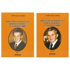 Coperta cărții Aspecte din activitatea lui Nicolae Ceausescu, cu lumini si umbre (2 volume)