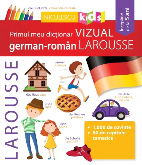 Coperta cărții Primul meu dicționar VIZUAL german-român LAROUSSE
