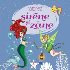 Coperta cărții Colorez sirene și zăne