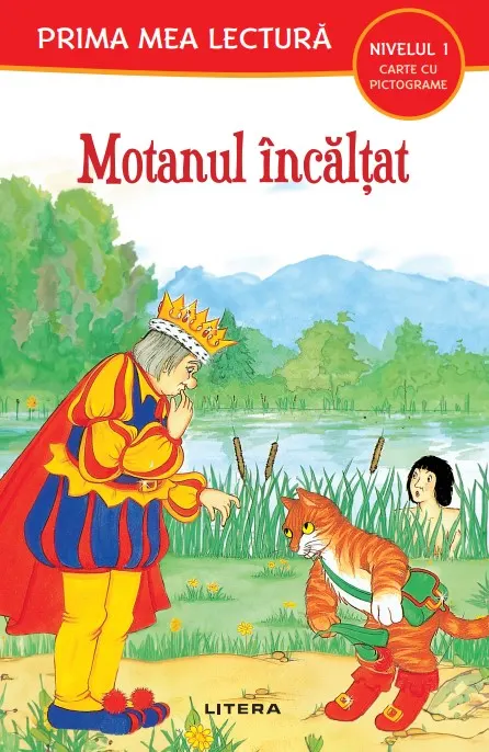 Coperta cărții Motanul incaltat (Nivelul 1 Carte cu pictograme)