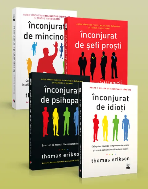 Coperta cărții Pachet Serie de autor Inconjurat de... -Thomas Erikson