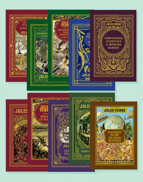 Coperta cărții Pachet 1 Jules Verne (10 volume)