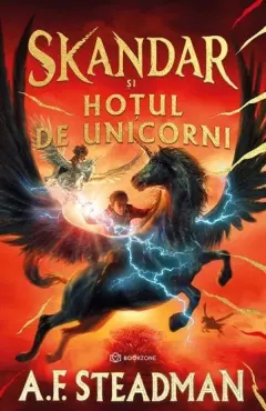 Coperta cărții Skandar și hoțul de unicorni