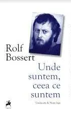 Coperta cărții Unde suntem, ceea ce suntem