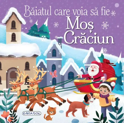 Coperta cărții Băiatul care voia să fie Moș Crăciun