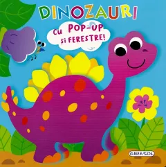 Coperta cărții Deschide și descoperă. Dinozauri