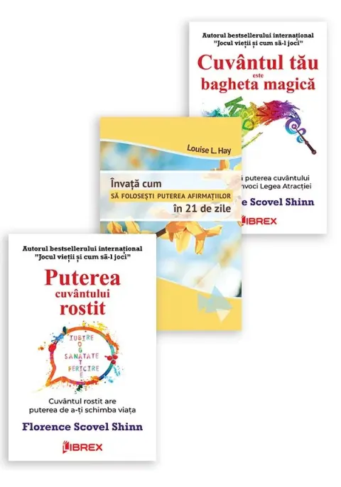 Coperta cărții Pachet Puterea magica a afirmatiilor. Set 3 carti