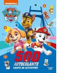 Coperta cărții Patrula Catelusilor. 500 de autocolante. Carte de activitati