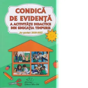 Coperta cărții Condica de evidenta a activitatii didactice din educatia timpurie 2026-2027