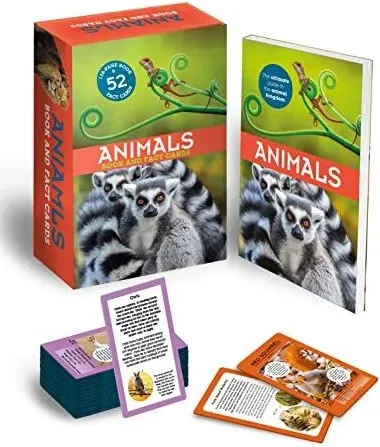 Coperta cărții Animals: Book and Fact Cards