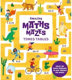 Coperta cărții Amazing Maths Mazes: Times Tables