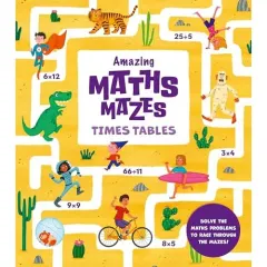 Coperta cărții Amazing Maths Mazes: Times Tables